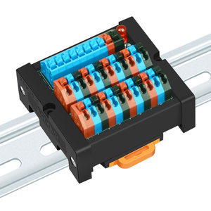 Bloque de terminales de 8 canales de <span class=keywords><strong>Sensor</strong></span> PLC Interruptor de proximidad fotoeléctrico de <span class=keywords><strong>2</strong></span>/<span class=keywords><strong>3</strong></span> cables Válvula solenoide Módulo de bloque de terminales PLC - Product Image 2