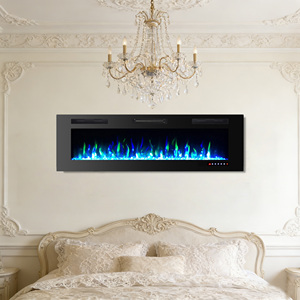 เตาผิงไฟฟ้าตกแต่งสไตล์ฝรั่งเศส 13 สี เตาผิงไฟฟ้าประดิษฐ์สำหรับห้องนั่งเล่น - Product Image 1