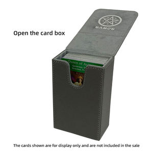 Jeu de cartes de tarot Torson 100+ en cuir PU écologique avec boîte de rangement à coins carrés compatible avec les jeux de société - Product Image 2