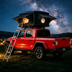 Carpa de Coche Reforzada, Resistente, de Primera Calidad, con Diseño Expandible, para Viajes por el Campo, Aventuras, Viajes, Exploración - Product Image 1