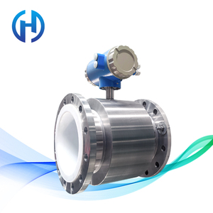 من المصنع مباشرة الفولاذ المقاوم للصدأ 316L SS + Hastelloy C الكهربائي مقياس التدفق الكهرومغناطيسي قياس مقاومة مياه البحر - Product Image 1