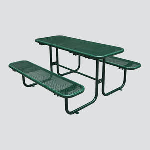 Arlau Bancs de <span class=keywords><strong>table</strong></span> de pique-nique d'extérieur en métal trempé thermoplastique - Product Image 5