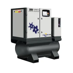 Compressore d'aria industriale RTS HANDE 15KW 20HP 10 HP 16Bar compressore d'aria a vite 4 in 1 per macchina da taglio Laser a fibra