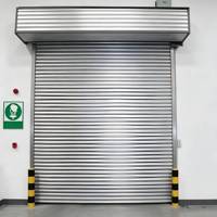 Puerta Enrollable de Acero Galvanizado Ignífuga |   Puerta Industrial Antirrobo, Apta para Almacenes y Garajes de Fábrica