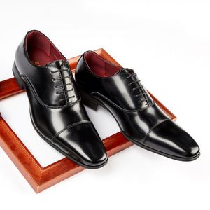 2025 New Model Business Leather Formal Men's Square Toe <b>Height</b> <b>Increasing</b> Lace-Up Wedding <b>Shoes</b> British Style - Product Image 3
