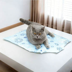 Tapis rafraîchissant pour animaux de compagnie, coussin rafraîchissant en gel pour chiens, tapis rafraîchissant d'été pour chats, tapis de glace pliable multifonctionnel pour la maison et la voiture - Product Image 2