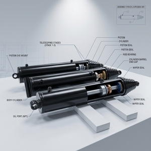 สำหรับรถแบคโฮแบบนิวเมติกหลายทิศทางแบบบาง - Product Image 1
