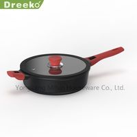 Ensemble de casseroles en aluminium avec poignée amovible, revêtement antiadhésif en granit, poêles à frire, ustensiles de cuisine, 14 pièces, design moderne