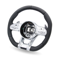 Volant de direction personnalisé pour Mercedes Benz AMG W203 W206 W219 W221 W164 X164 CLA45 X253