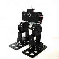 Kit structurel entièrement métallique 4-DOF V004 pour robot bipède de marche rapide, avec pieds croisés étroits, pour DIY robotique