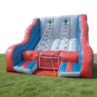Jeu de course d'escalade gonflable pour 2 joueurs en PVC, écologique, 7x4x3.5m, qualité commerciale, jeu interactif de carnaval personnalisé