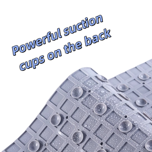 Grand <span class=keywords><strong>tapis</strong></span> <span class=keywords><strong>de</strong></span> <span class=keywords><strong>bain</strong></span> sans odeur antidérapant en silicone souple TPE motif solide avec ventouses <span class=keywords><strong>tapis</strong></span> <span class=keywords><strong>de</strong></span> douche extra long <span class=keywords><strong>tapis</strong></span> <span class=keywords><strong>de</strong></span> baignoire - Product Image 2