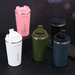 Stainless Steel Tumbler 304 Coffee Mug Portable Travel Cup For Office Car Use - Product Image 2