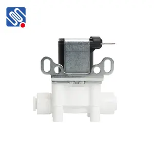 Meishuo Solenoid Plastic Magnetische 220V 50Hz 12V Dc Water Inlaat Magneetventiel Normaal Gesloten 0.8mpa Drinkwater