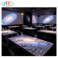 Projection holographique 3D portable en gros pour une cartographie immersive et interactive de table de restaurant, idéale pour la décoration de bars et de clubs