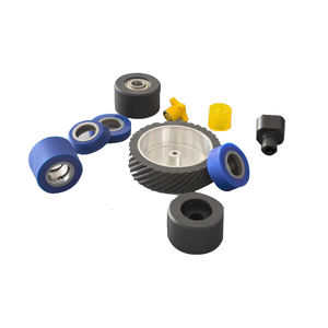 Rodízio Giratório de Alumínio em Poliuretano Ecológico Preto com Roda Sólida, Capacidade de Carga de 100kg-400kg, Garantia de <span class=keywords><strong>1</strong></span> Ano - Product Image 2