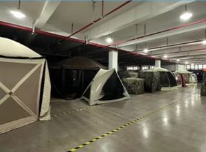 Cubierta de Camuflaje Plegable, Ligera, Transpirable e Impermeable de Tela Oxford para Caza al Aire Libre, con <span class=keywords><strong>Escalera</strong></span> para Árbol - Product Image 6