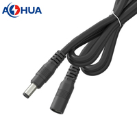 18 20 22 24 AWG prise rapide débrancher le câble d'extension mâle femelle M11 connecteur d'alimentation basse tension DC 5A 2PIN 5521 5525