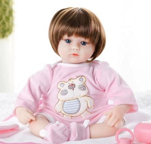 Muñecos Reborn de vinilo de silicona para niñas, muñecos personalizados, juguetes de felpa <span class=keywords><strong>Chucky</strong></span> de 46Cm - Product Image 6