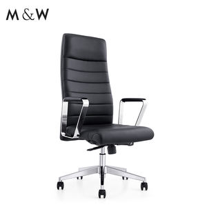 Französischer Stil Design Kommerzieller Echtleder Bürostuhl Direktor Chefsessel Drehbarer Bürostuhl - Product Image 1