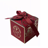 Boîtes en papier de luxe de petite taille pour dragées au chocolat, bonbons, cadeaux, emballages de cadeaux sucrés pour les invités de mariage