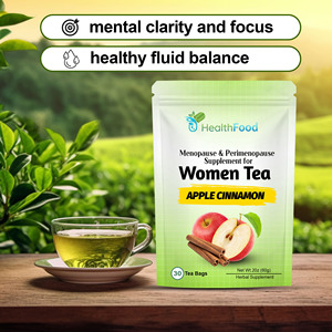 Private Label <b>Menopause</b> & Perimenopause Supplement for Women Tea for Apple Cinnamon Metabolism Female Hormone Balancing Tea - Product Image 5