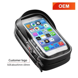 Étui pour téléphone portable, <span class=keywords><strong>porte</strong></span>-cartes, pochette étanche pour guidon de vélo, OEM B31 EVA, 6.0 pouces et Rotation - Product Image 6