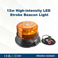 12W Hochintensive LED-Blitzleuchte mit E9-Zertifizierung, IP67 Vibrationsbeständig, mit Saugnapf-Basis zur Installation