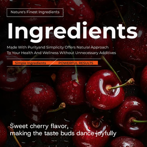 Gomitas de vitamina C de hierro masticables OEM, suplementos con sabor a cereza de fácil absorción para adolescentes adultos con <span class=keywords><strong>anemia</strong></span> por deficiencia de hierro - Product Image 5