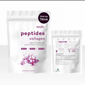 OEM ODM, poudre de peptides multi-collagène infusée d'acide hyaluronique à la biotine et à la vitamine <span class=keywords><strong>C</strong></span>, boisson blanchissante pour la peau des femmes enceintes - Product Image 3