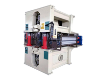 Machine à poncer le bois à double face de haute précision, ponceuse de calibrage de surface robuste, finition lisse, outil de rabotage du bois