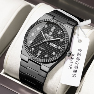 Custom Men's Quartz <b>Watch</b> Big 40mm Dial <b>Waterproof</b> Ultra-Thin Alloy Luxury Business Style Glass High Quality Steel Wristwatch - Product Image 6