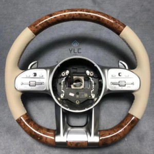 Volant en fibre de carbone LED personnalisé de style amélioré pour Mercedes-Benz Classe A/B/C/E/G/S <span class=keywords><strong>CL</strong></span> GL SL <span class=keywords><strong>AMG</strong></span> GT - Product Image 3
