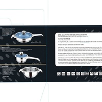 Ensemble de Batterie de Cuisine 120 Pièces en Acier Inoxydable avec Outils et Ustensiles