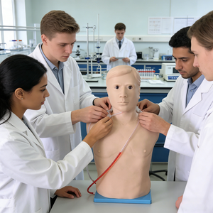 Modèle d'entraînement à la ponction péricardiale et à l'injection intracardiaque, outil pédagogique en sciences médicales pour les écoles de médecine - Product Image 2