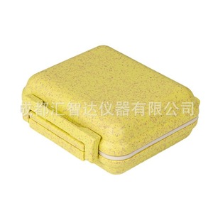 Huizhida - Pastillero Portátil de Doble Capa con 6 Compartimentos, Estuche Sellado para Guardar Medicamentos, Colores Variados, Artículos de Primera Necesidad para el Hogar - Product Image 5