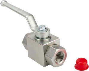 Khb 1/4 ''npt áp lực cao 2 cách bóng van 500 Bar shut-off OEM tùy chỉnh cho dầu phương tiện truyền thông thủy lực van - Product Image 6