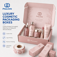 Boîte d'emballage cosmétique de luxe en gros, boîte d'expédition en carton ondulé personnalisée pour les produits de maquillage et de soin de la peau