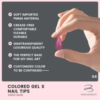 Uñas postizas de ABS con diseño de almendra, ovaladas, stiletto, ataúd, de cobertura completa, de color sólido, suaves, de presión, largas. Se aceptan pedidos OEM/ODM.