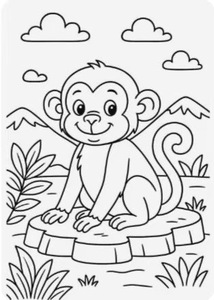 Lienzo Preestirado para Pintar, Diseño Nuevo 2025, 280g, 100% Algodón, Impresión en Blanco y Negro para Niños - Product Image 3