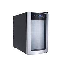 Vanace BW-25D1 Mini cave de refroidissement électronique thermoélectrique de luxe Capacité de 8 bouteilles Refroidisseur à vin domestique