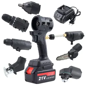 FZH Power Tool Sets 6 pcs in One Brushless combo kits 21v lithium ion cordless tools high quality cheap price
