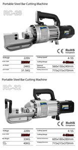 Machine de découpe de barres d'armature électrique manuelle durable avec composants à engrenages pour la découpe de profilés métalliques - Product Image 6