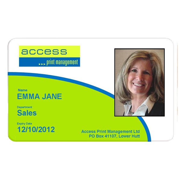 Free Sample Custom Digital Printing Plastic Business ID Card