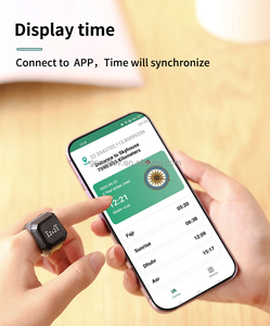 Hot Sale Islamic Gift Qibla Smart Zikr Ring Tasbih Tally Counter with App Digital Tasbeeh Zikir Timer for Muslim Prayer Ramadan - Product Image 5