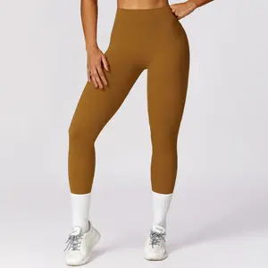 PASUXI Popular Seamless Yoga Suit 5 Piece Sports Shirts Crop Top Leggings Gym Clothes Fitness Tracksuit Workout Set