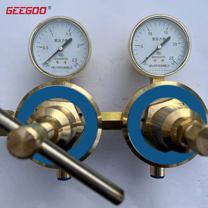 Régulateur de pression d'azote à deux étages YQJ-11, commande manuelle, double manomètre, vanne de réduction de pipeline - Product Image 2