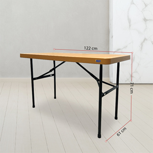 The Montana Marbella Modern <b>Folding</b> <b>Table</b> is perfect for versatile use in contemporary spaces or on-the-go needs. - Product Image 3