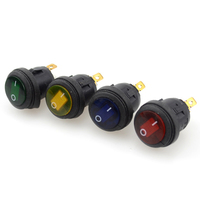 Interrupteur à bascule LED étanche IP65 pour bateau, interrupteur d'alimentation 12V, bouton KCD1