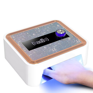 Venta caliente nueva lámpara de uñas recargable con tachuelas de diamante secador de uñas temporizado inteligente sin manos negras secador de uñas con pegamento de aceite <span class=keywords><strong>L14</strong></span> - Product Image 2